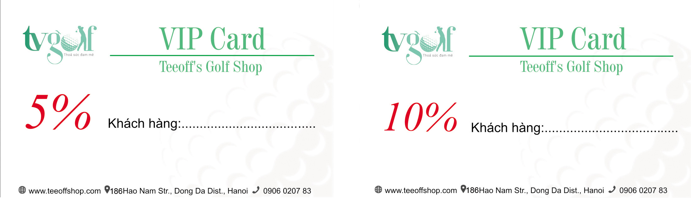 CHƯƠNG TRÌNH TRI ÂN KHÁCH HÀNG THÂN THIẾT CỦA TEEOFF'S GOLF SHOP CHƯƠNG TRÌNH TRI ÂN KHÁCH HÀNG THÂN THIẾT CỦA TEEOFF'S GOLF SHOP