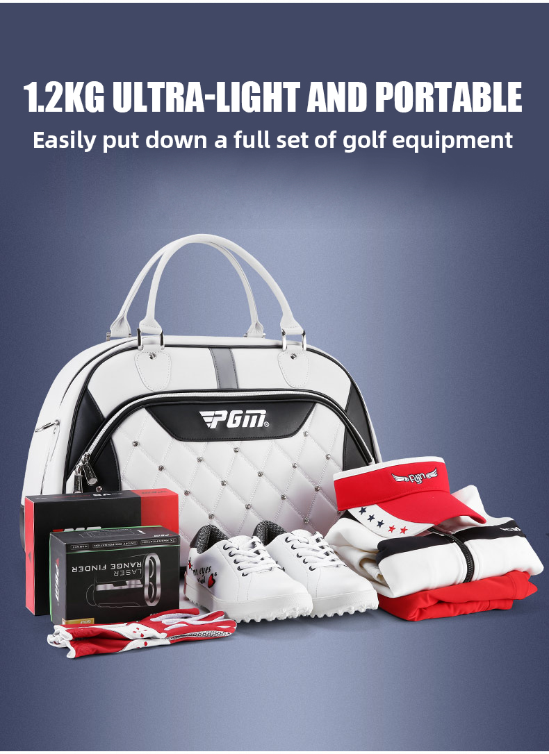 TÚI XÁCH TAY GOLF DA CAO CẤP - PGM GOLF BOSTON BAG - YWB037 7 hd79bbe5537804ca891f8f9bef75b78d0u
