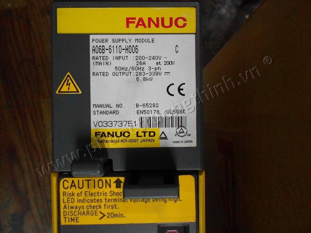 A06B-6110-H006 Power Supply Amplifier Alpha i
