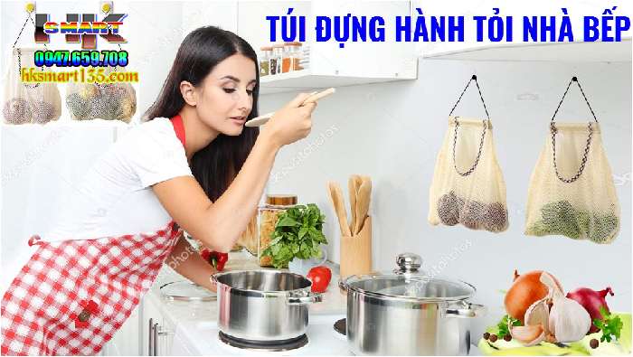 Túi lưới đa năng đựng đồ cho nhà bếp