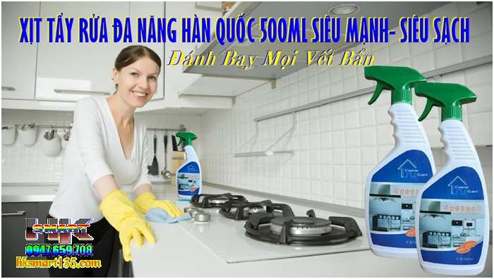 Xịt tẩy rửa đa năng Sandokkaebi Hàn Quốc 500ml