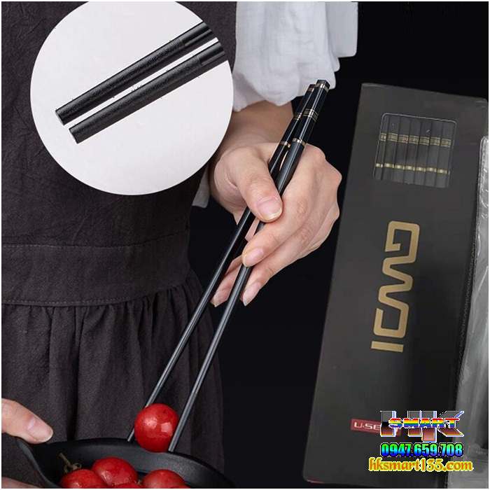 Đũa Hợp Kim Chịu Nhiệt Phong Cách Nhật Bản
