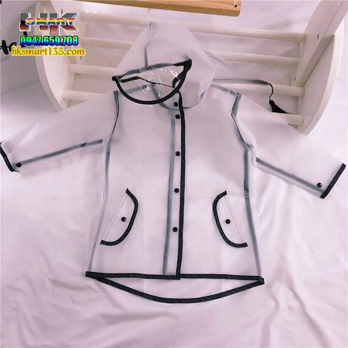 Áo mưa xuất nhật thời trang cho bé