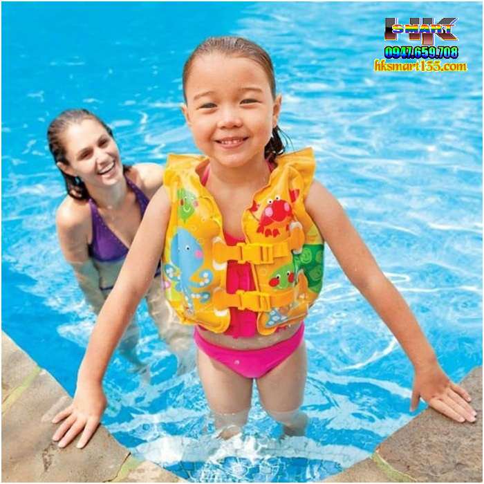 Áo phao bơi hoạt hình cho bé