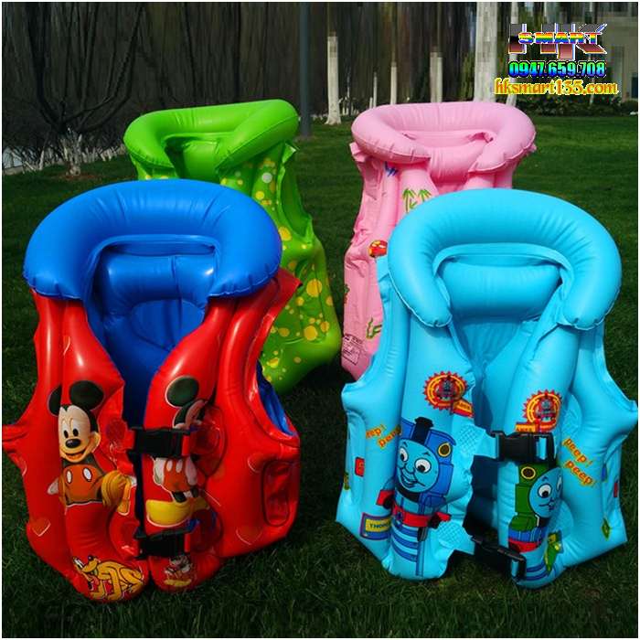 Áo phao bơi hoạt hình cho bé