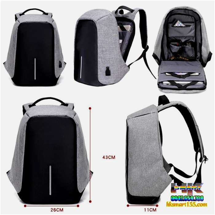 Balo Laptop Đa Năng Chống Trộm