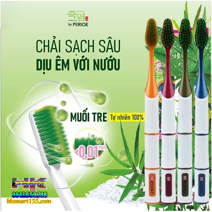Bàn Chải Đánh Răng Bamboo Hàn Quốc