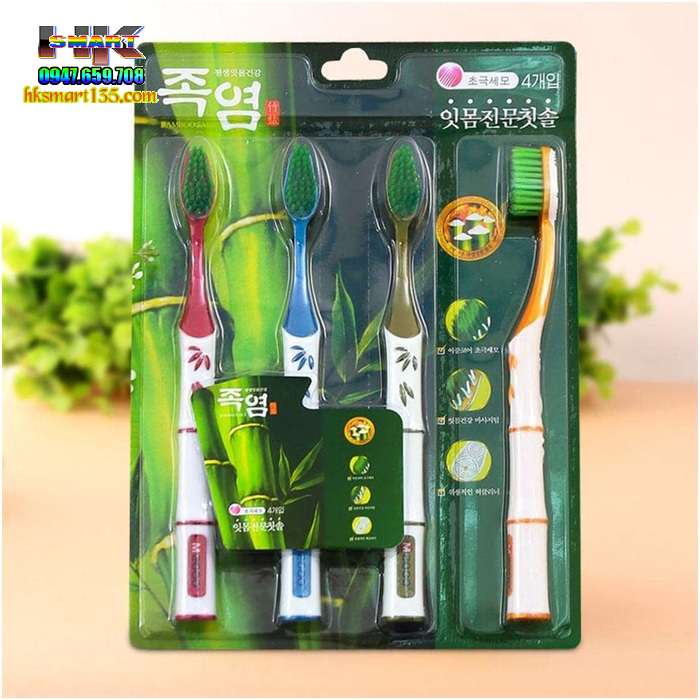Bàn Chải Đánh Răng Bamboo Hàn Quốc