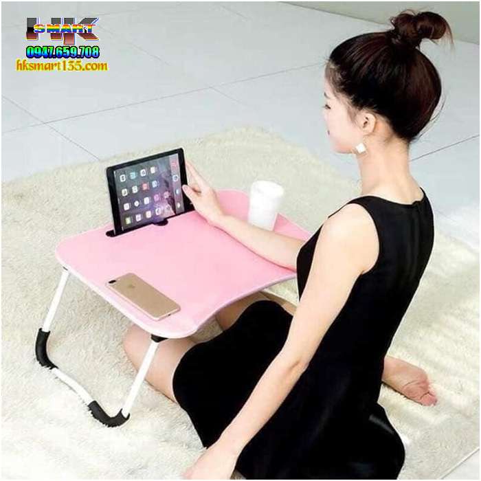 Bàn gấp gọn thông minh có khe cắm Ipad