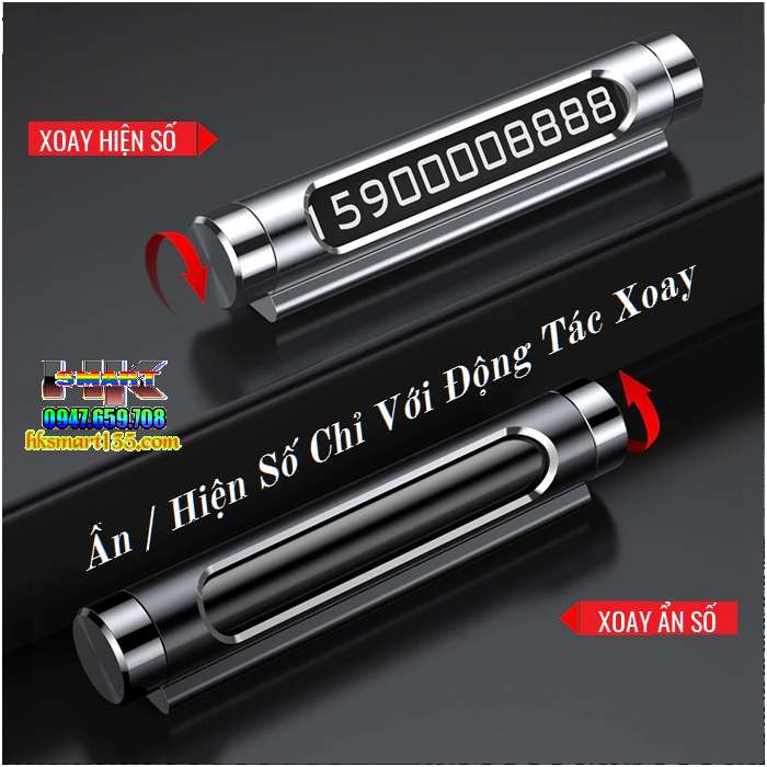 Bảng số điện thoại gắn ô tô