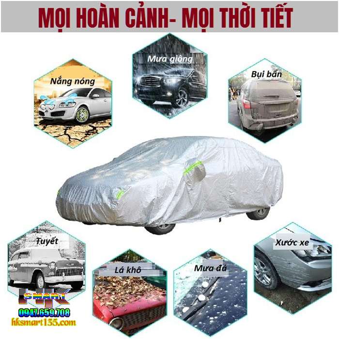 Bạt Phủ Chống Nóng Cho Ô Tô