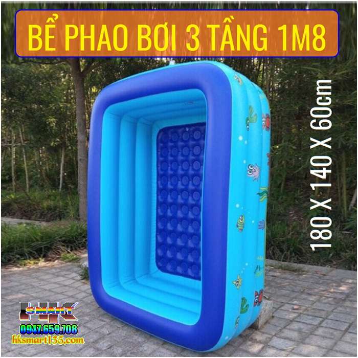 Bể bơi phao trẻ em 3 tầng Swimming Pool