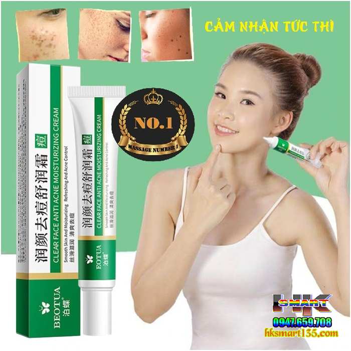 Kem BEOTUA Hỗ Trợ Giảm Mụn Kiểm Soát Dầu Thu Nhỏ Lỗ Chân Lông