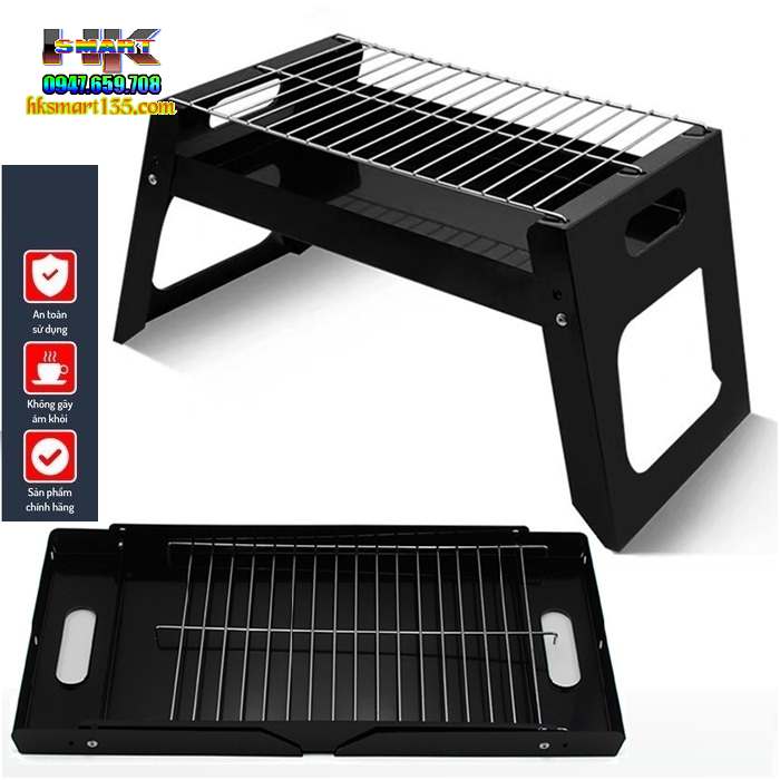 Bếp nướng than hoa du lịch xách tay