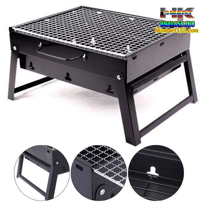 Bếp nướng than hoa du lịch loại vuông