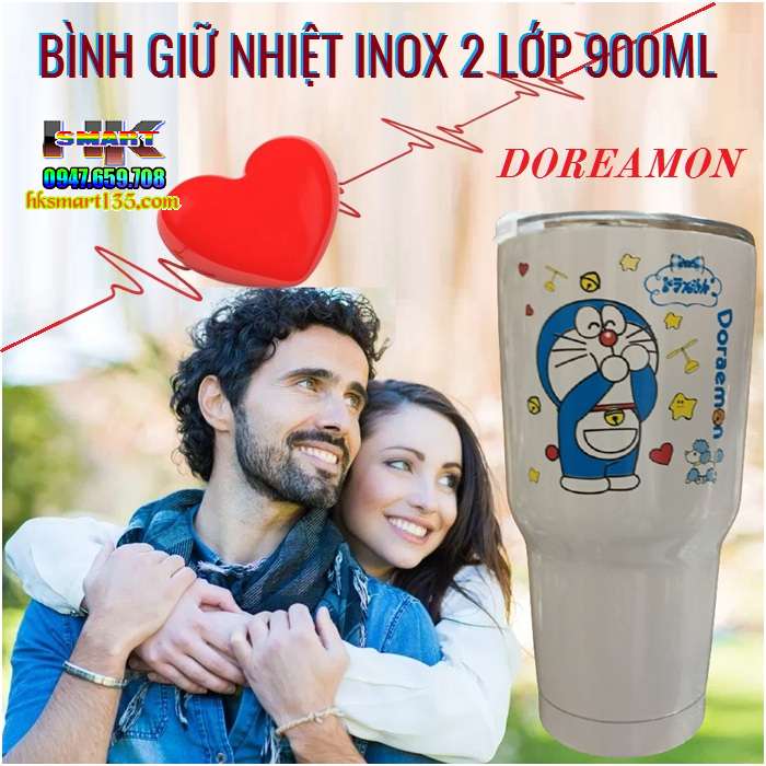 Ly Giữ Nhiệt Starbucks Inox 900ml