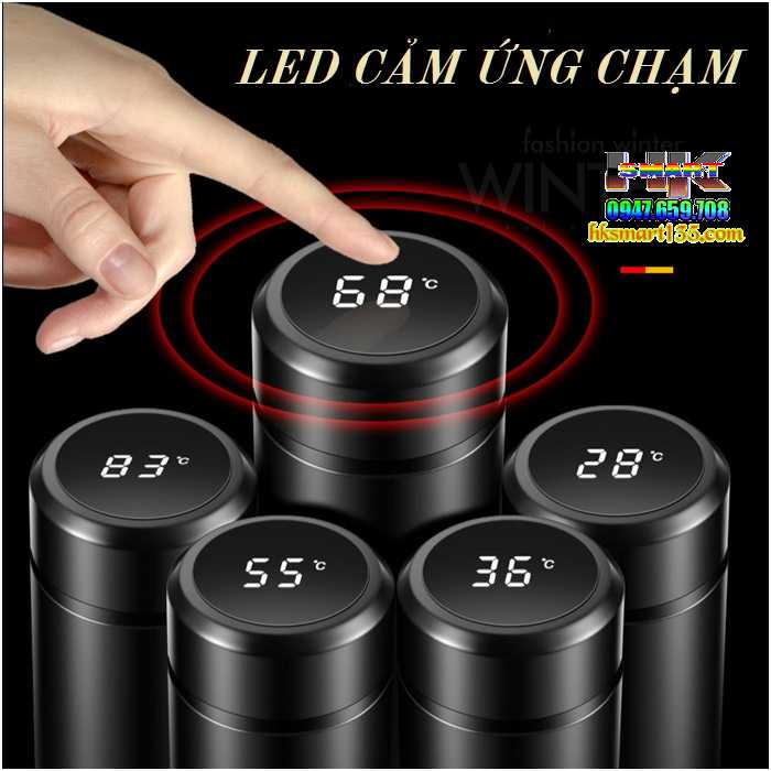 Bình giữ nhiệt thông minh nắp hiển thị nhiệt độ