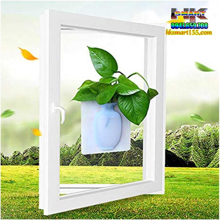 Bình cắm hoa silicon dán tường