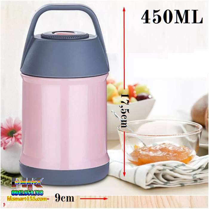 Bình ủ cháo giữ nhiệt tự nấu không cần đun