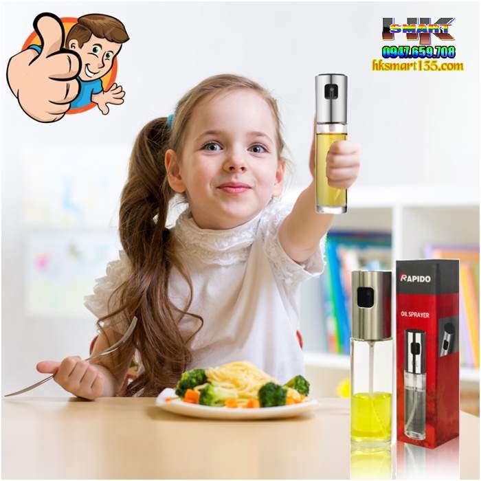 Bình Xịt Dầu Ăn Thuỷ Tinh 100ml