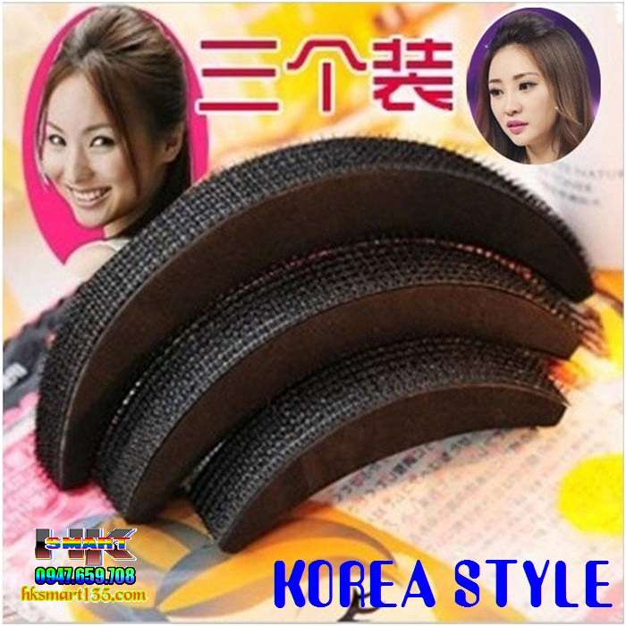 Combo bộ 3 đệm phồng mái tóc