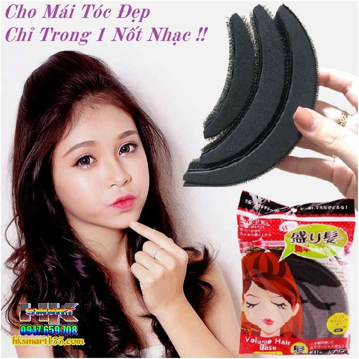 Combo bộ 3 đệm phồng mái tóc