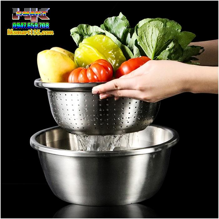 BỘ 5 TÔ INOX CAO CẤP GIÁ RẺ DÙNG CHO NHÀ BẾP | HK.SMART SHOP