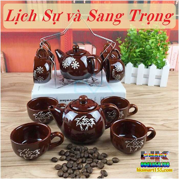 Bộ ấm chén men ngọc hàng xuất Nhật