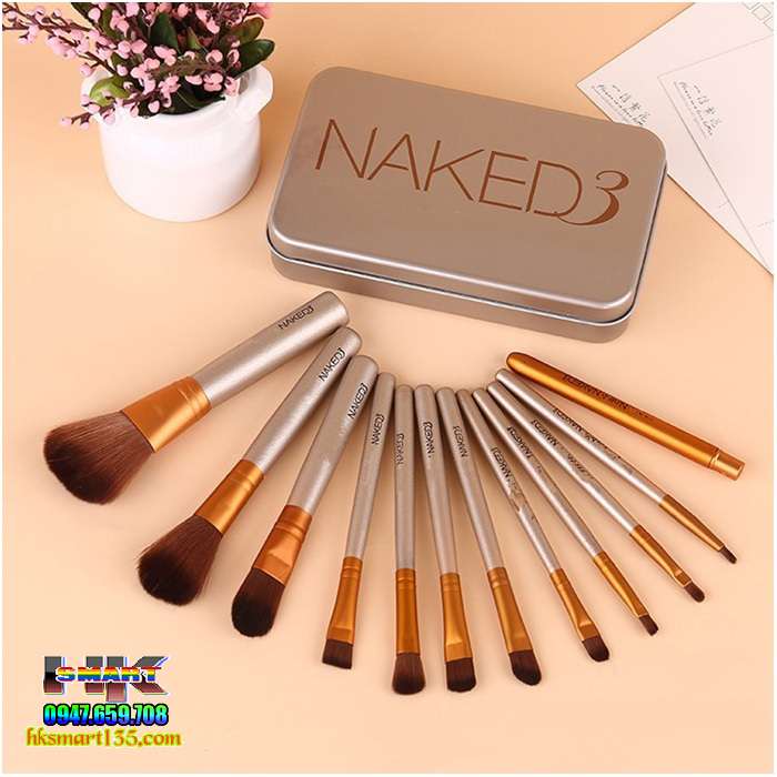 Bộ cọ trang điểm cá nhân NAKED 3