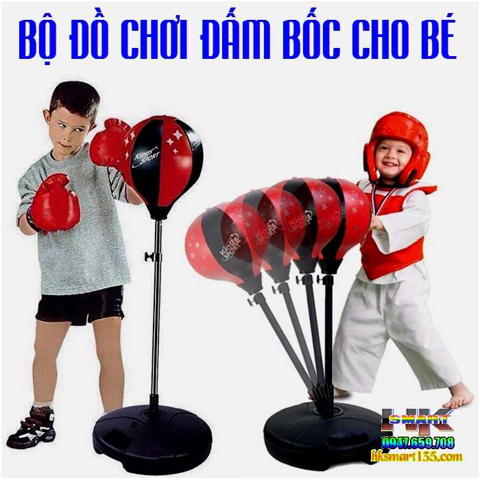 Bộ đồ tập đấm bốc BOXING chuyên nghiệp cho bé