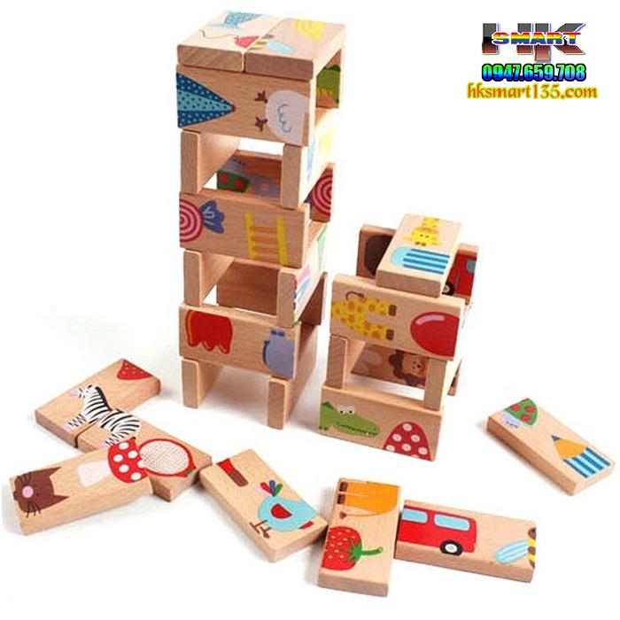Bộ đồ chơi Domino 28 chi tiết