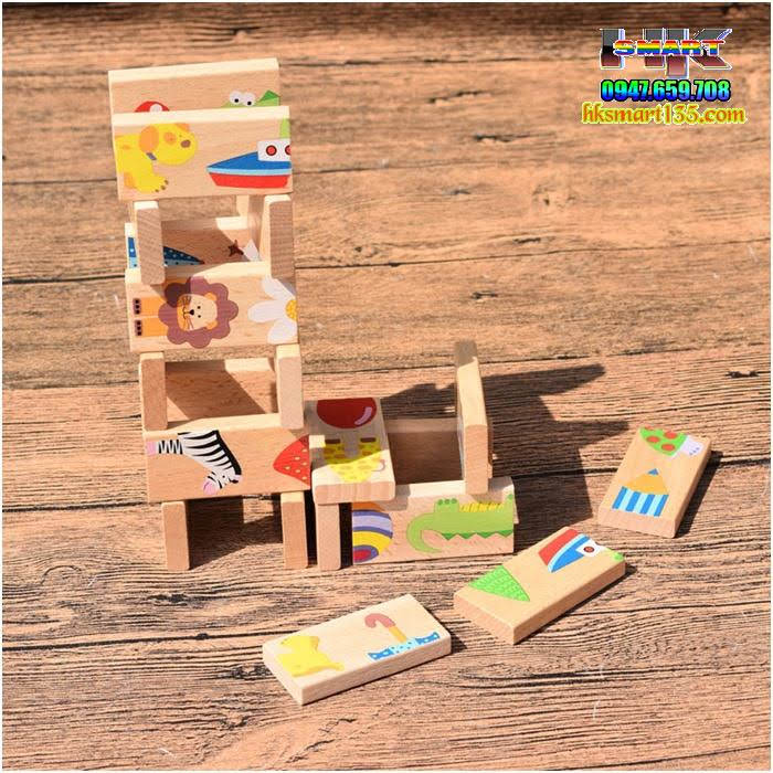 Bộ đồ chơi Domino 28 chi tiết cho bé