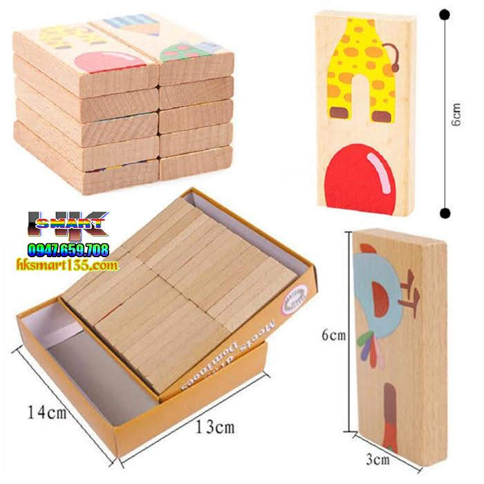 Bộ đồ chơi Domino 28 chi tiết cho bé
