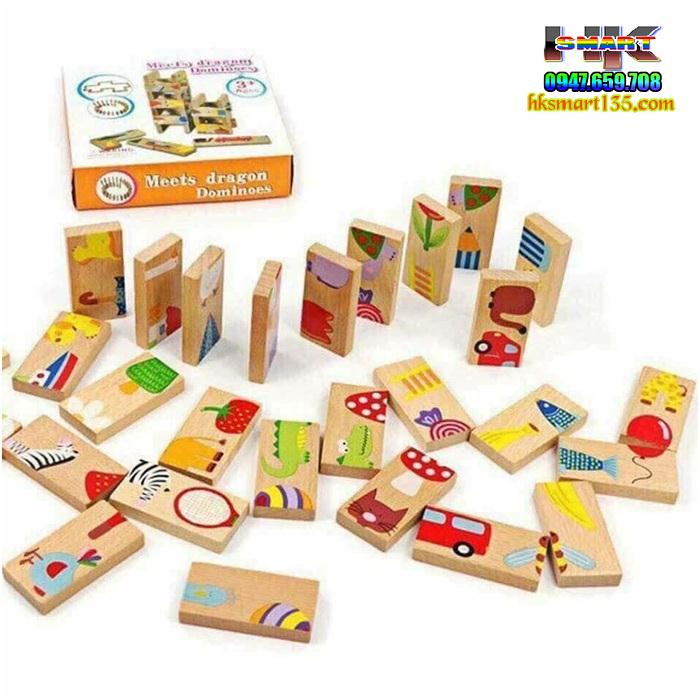 Bộ đồ chơi Domino 28 chi tiết