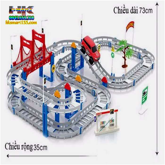 Bộ đồ chơi mô hình đường đua 56 chi tiết