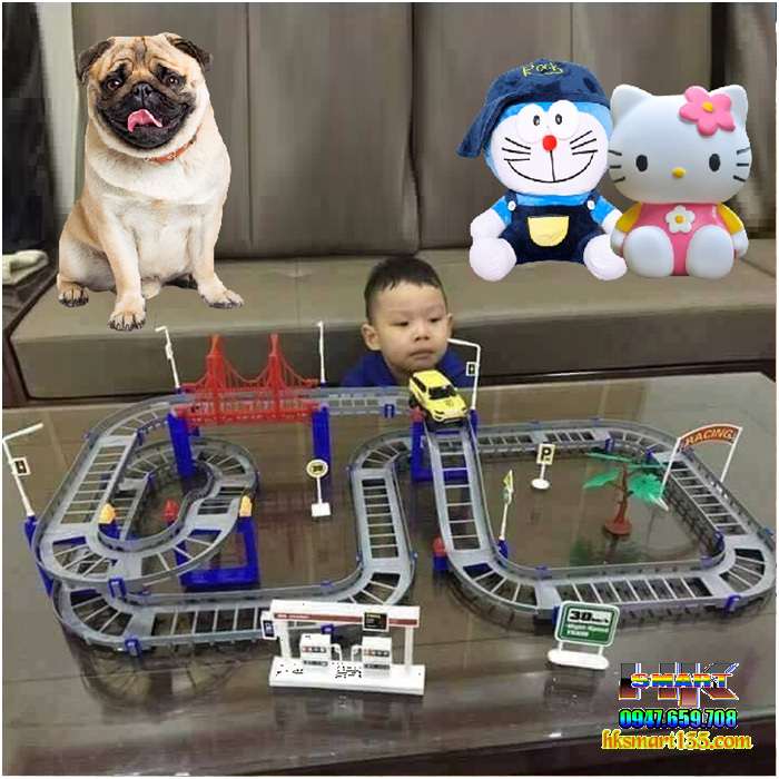 Bộ đồ chơi mô hình đường đua 56 chi tiết