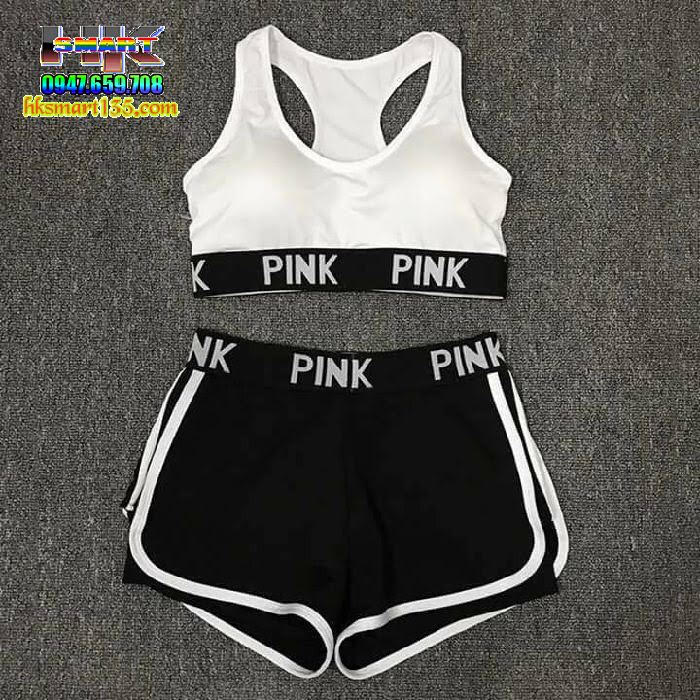 Bộ tập gym pink siêu hot