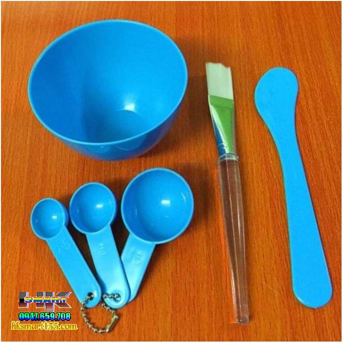 Bộ dụng cụ trộn mặt nạ đắp mặt 4in1