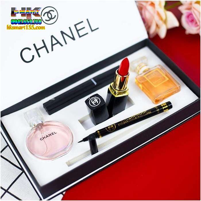Bộ mỹ phẩm Chanel 5 món cao cấp