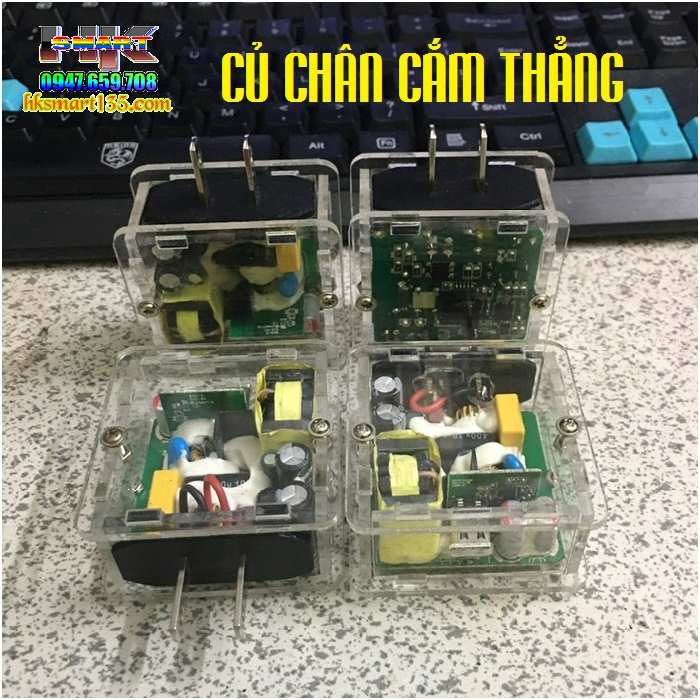 Bộ Sạc Nhanh 30w Cổng Type-c Đa Năng DIY Mica Trong Suốt Sạc Siêu Nhanh