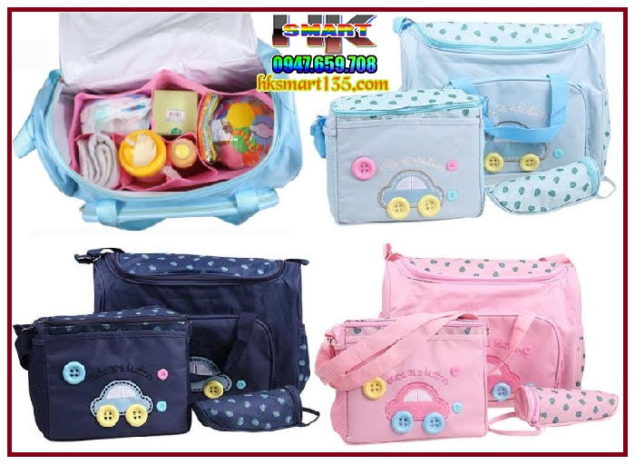 Bộ túi xách 4 chi tiết cho mẹ và bé