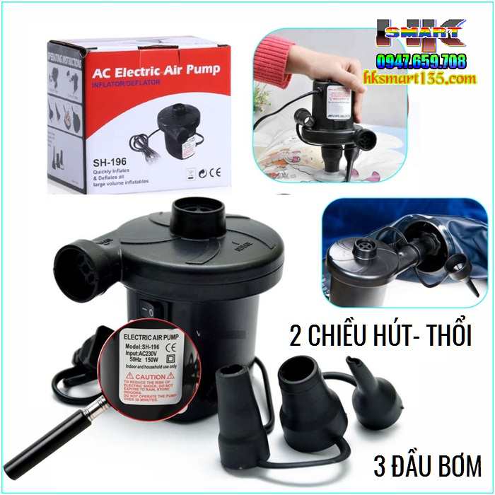 Máy bơm hút chân không mini 2 chiều