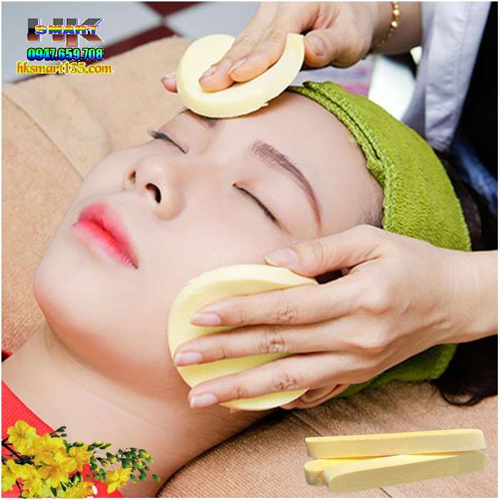 Bông nở rửa mặt Chivey- Nhật Bản (12 miếng)