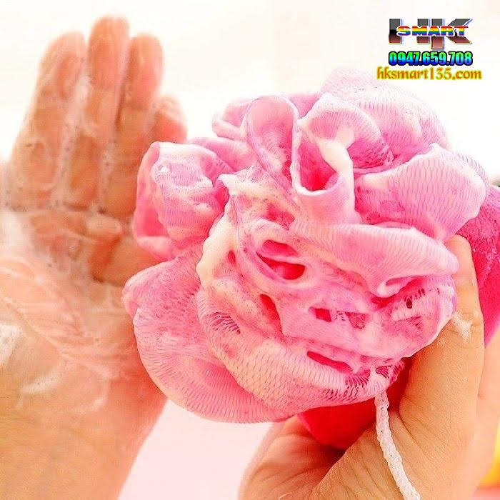 Bông tắm cọ lưng có mút Emya Hàn Quốc