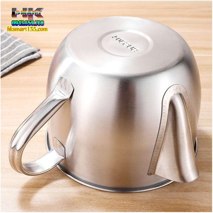 Ca Gạn Dầu Tách Mỡ Đồ Ăn INOX 304