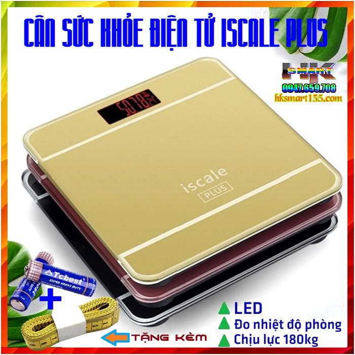 Cân sức khỏe Iscale Plus hình Iphone