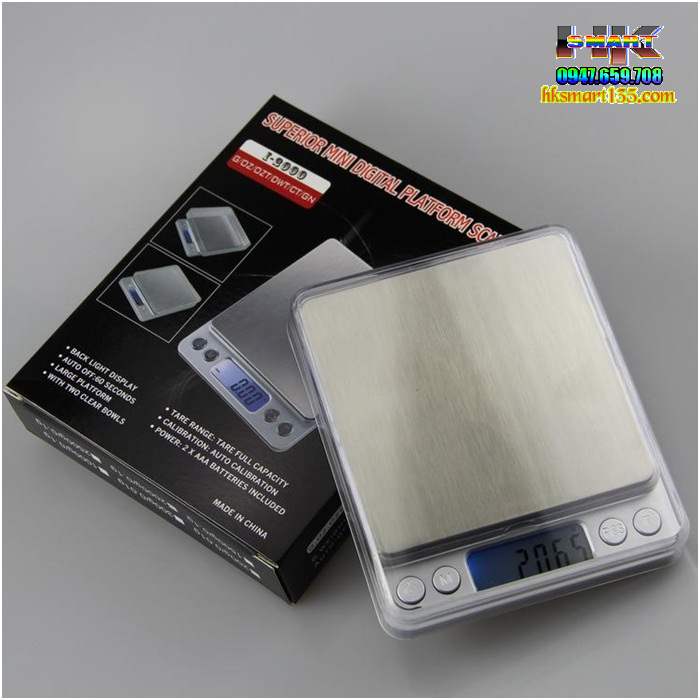Cân tiểu ly điện tử 500g/0.01g Platfrom