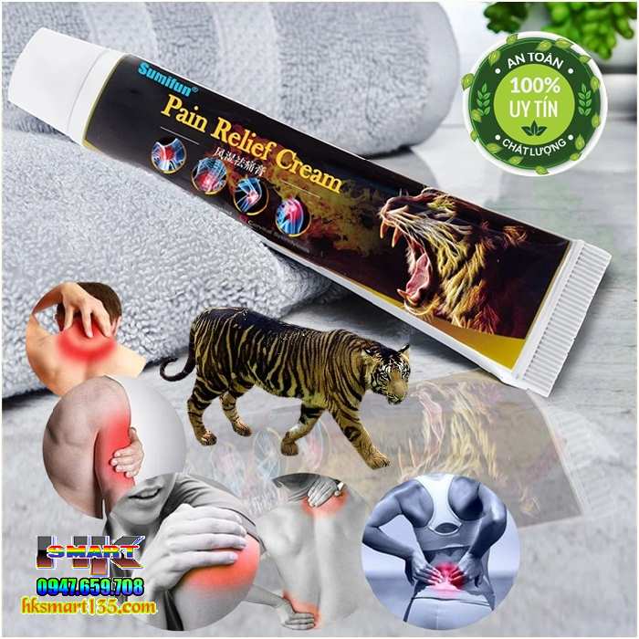 Cao Mỡ Thảo Mộc Black Tiger Sumifun Pain Relief Cream 20g Giảm Đau Cơ Bắp Xương Khớp Giảm Khó Chịu Đau Nhức Toàn Thân