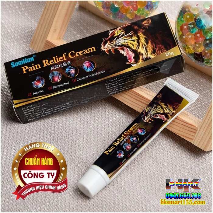 Cao Mỡ Thảo Mộc Black Tiger Sumifun Pain Relief Cream 20g Giảm Đau Cơ Bắp Xương Khớp Giảm Khó Chịu Đau Nhức Toàn Thân