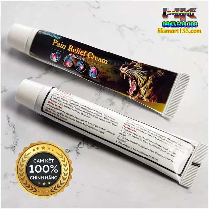 Cao Mỡ Thảo Mộc Black Tiger Sumifun Pain Relief Cream 20g Giảm Đau Cơ Bắp Xương Khớp Giảm Khó Chịu Đau Nhức Toàn Thân
